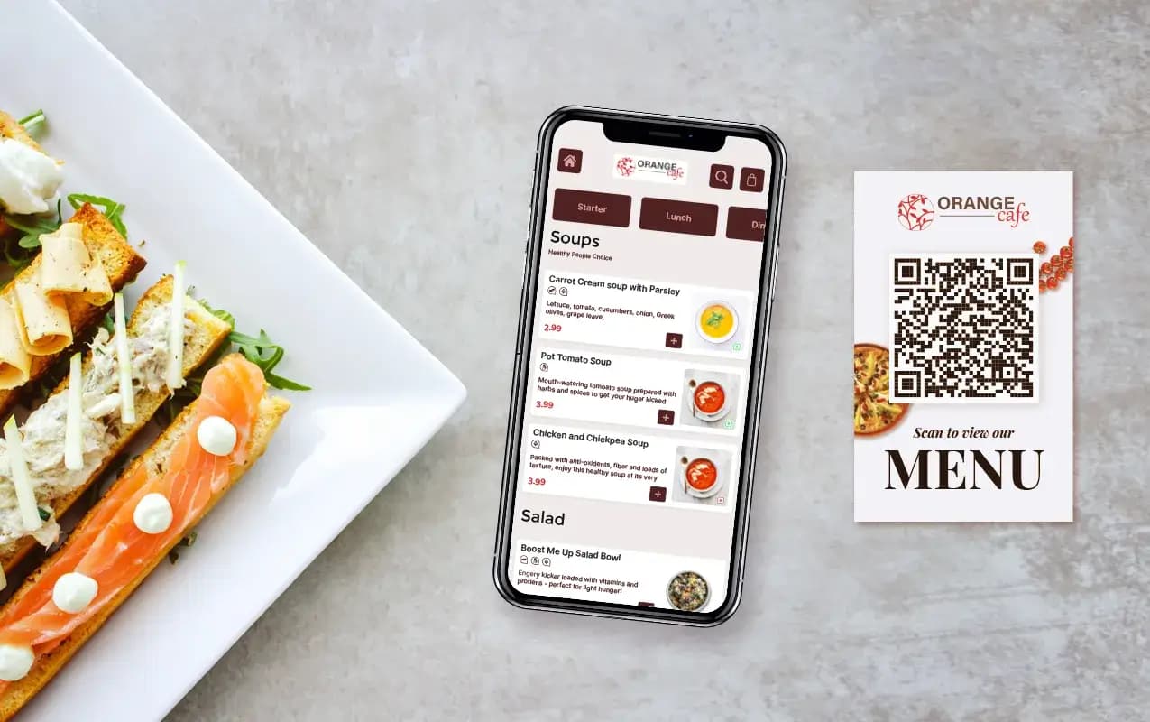 Dynamic QR Menu